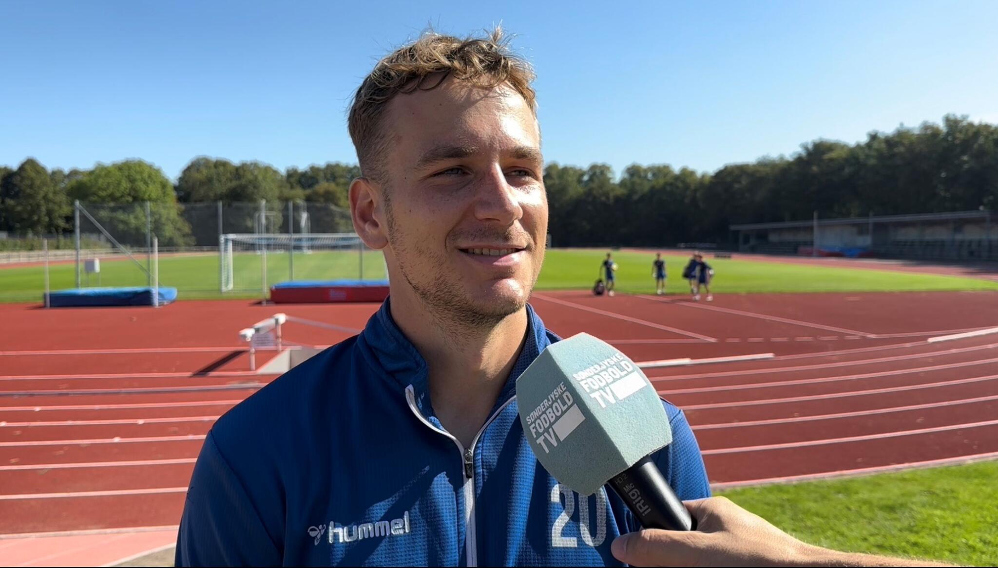 Video Peter Christiansen om kåring og pokalkamp Sønderjyske Fodbold